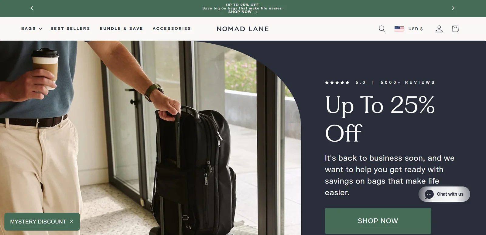Nomad Lane website
